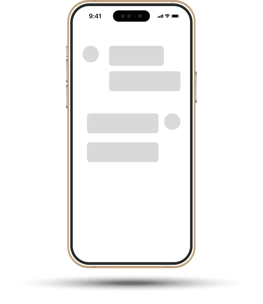 NewNest SMS dashboard mobile view for managing messages on the go